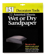 151 8pc Assorted Wet & Dry Paper